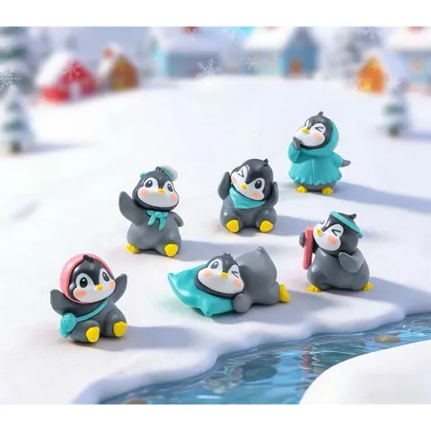 🐧 Set Chim Cánh Cụt Mini Decor – Trang Trí Tiểu Cảnh Cực Xinh 🐧