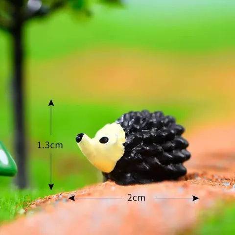 combo 2 Nhím mini trang trí tiểu cảnh siêu cute kích thước 2,7 *1,7cm