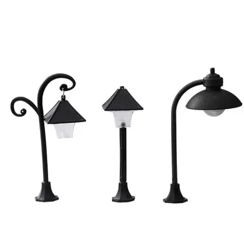 💡 Đèn đường mini trang trí tiểu cảnh – Đèn decor mô hình sân vườn kích thước 14,5*8,3cm