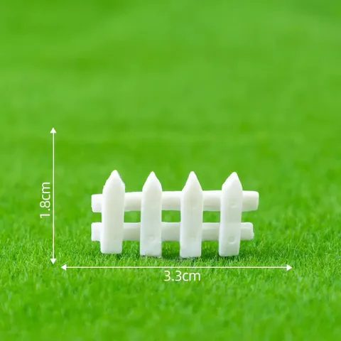 Combo 2 hàng rào mini trang trí tiểu cảnh – Phụ kiện decor chậu cây kích thước 3,3*1,8cm