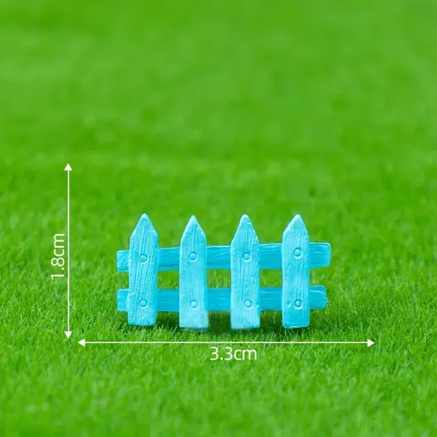 Combo 2 hàng rào mini trang trí tiểu cảnh – Phụ kiện decor chậu cây kích thước 3,3*1,8cm