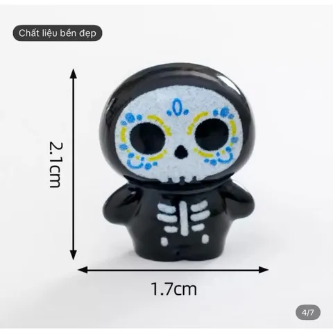 Combo mô hình 5 con ma   mini dễ thương - decor tiểu cảnh độc lạ