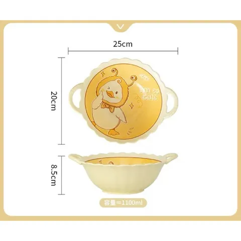 BỘ BÁT ĐĨA VỊT CON NGỘ NGHĨNH