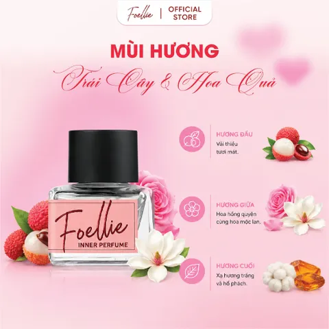 Nước Hoa Vùng Kín Hàn Quốc Foellie Inner Perfume EAU DE FLEUR –  Hương Hoa Cỏ Thanh Lịch Lưu Hương Lâu