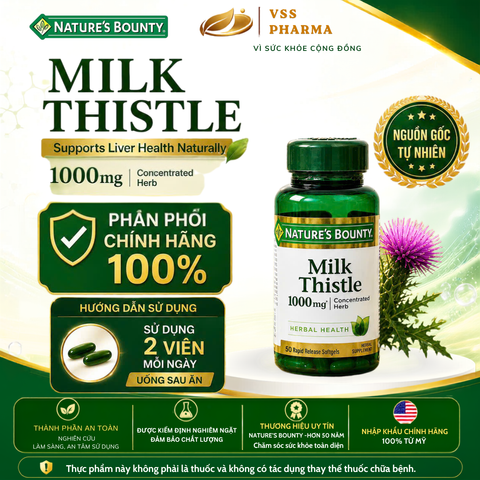 TPBVSK Milk Thistle Extract - Bảo vệ tăng cường chức năng gan (h50vien)