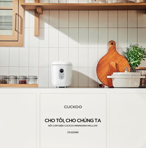 Nồi cơm điện mini Cuckoo Marshmallow CR-0255MW 799884