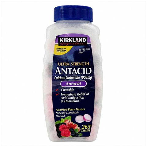 Viên uống Kirkland Antacid của Mỹ hỗ trợ dạ dày, đầy hơi 265 viên 799892
