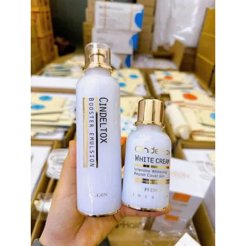 Kem dưỡng và huyết tương trắng da CindelTox White Cream 50ml