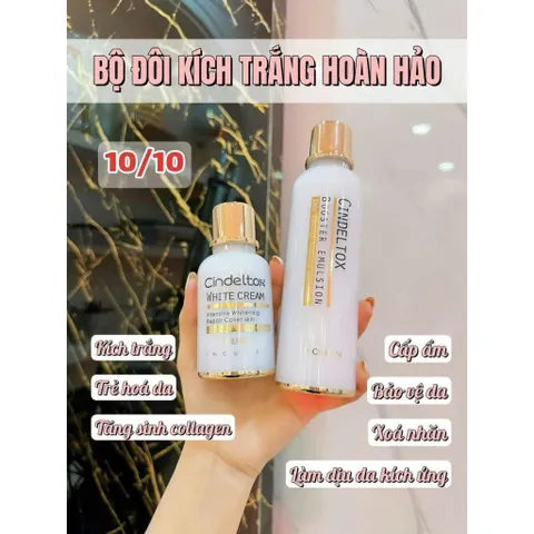 Kem dưỡng và huyết tương trắng da CindelTox White Cream 50ml