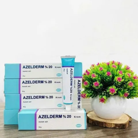 Azelderm 20 Krem thâm đỏ đen lâu năm, dưỡng trắng 30gram