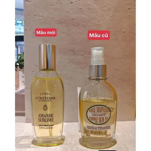 10 ml dùng thử Body oil hạnh nhân da mịn màng căng bóng mùi thơm sang trọng, dầu dùng massage chuẩn spa