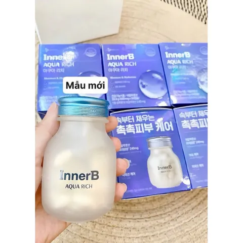 VIÊN UỐNG CẤP NƯỚC INNERB AQUA RICH 56 VIÊN – MẪU MỚI 2025