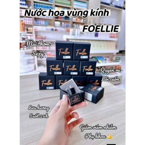[Chính hãng] Nước Hoa Vùng Kín Foellie Eau De Inner Beauty Perfume Bijou - Đen 5ml