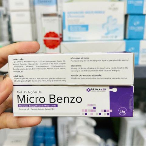 Gel Chấm Mụn Ẩn Taazoo Xanh Micro Benzo Benzoyl Peroxide 5% - Giảm mụn, mờ thâm