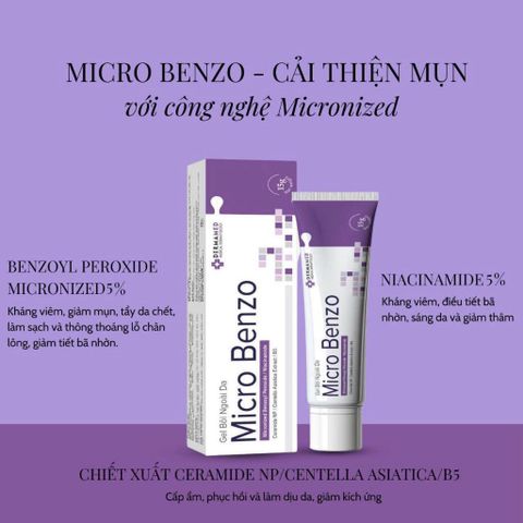 Gel Chấm Mụn Ẩn Taazoo Xanh Micro Benzo Benzoyl Peroxide 5% - Giảm mụn, mờ thâm