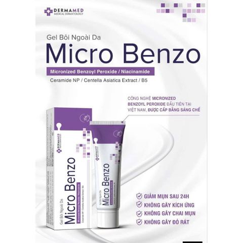 Gel Chấm Mụn Ẩn Taazoo Xanh Micro Benzo Benzoyl Peroxide 5% - Giảm mụn, mờ thâm
