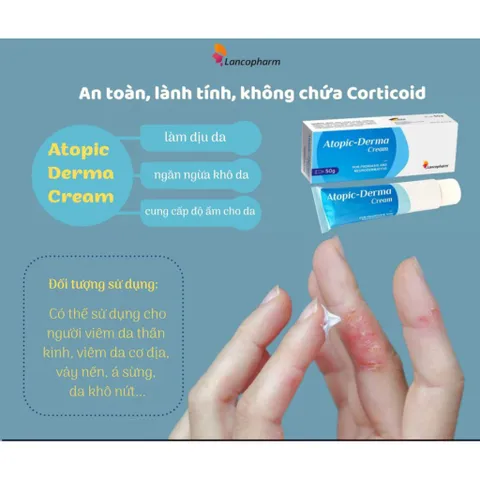 ATOPIC DERMA CREAM  - GIẢI PHÁP TỐI ƯU CHO NGƯỜI BỊ VẢY NẾN, Á SỪNG, VIÊM DA