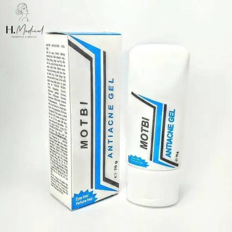 Gel bôi Motbi anti acne gel sạch mụn, dịu da, dưỡng ẩm phù hợp với mọi loại da dầu mụn