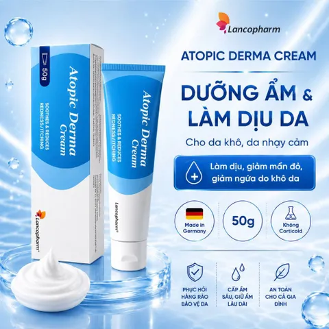 ATOPIC DERMA CREAM  - GIẢI PHÁP TỐI ƯU CHO NGƯỜI BỊ VẢY NẾN, Á SỪNG, VIÊM DA