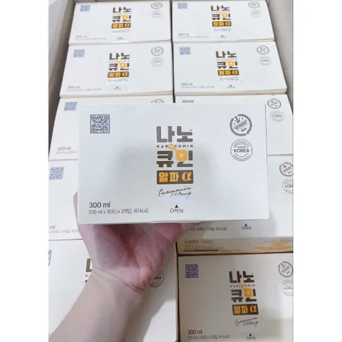 Hộp 30 gói tinh nghệ Nanocumin Alpha nội địa Hàn