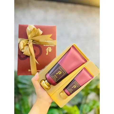 SET SỮA RỬA MẶT WHOO ĐỎ ESSENTIAL FOAM SPECIAL