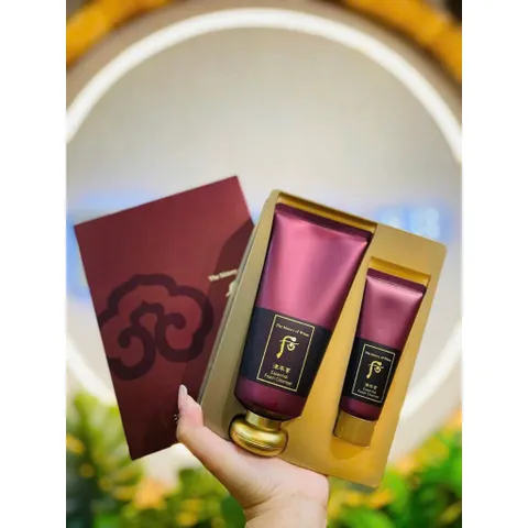 SET SỮA RỬA MẶT WHOO ĐỎ ESSENTIAL FOAM SPECIAL