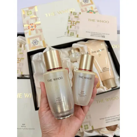 Set Tinh Chất Whoo Bichup Tái Sinh Phục Hồi Và Chống Lão Hóa Da, The Whoo Bichup ULTMATE RECOVERY YOUTH SERUM