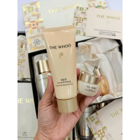 Set Tinh Chất Whoo Bichup Tái Sinh Phục Hồi Và Chống Lão Hóa Da, The Whoo Bichup ULTMATE RECOVERY YOUTH SERUM