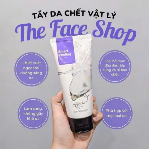 TẨY DA CHẾT MẶT THE FACE SHOP – DA SÁNG MỊN TỰA NGỌC