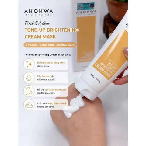 Tuýp 100g Ủ trắng Ahohwa chuẩn spa