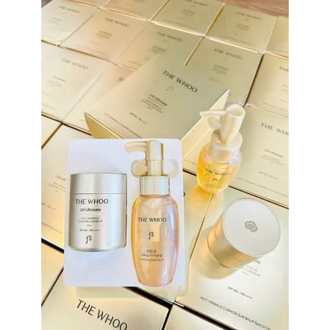 Sét phấn tươi Whoo Ultimate Anti - Wrinkle Sun Balm NAD+