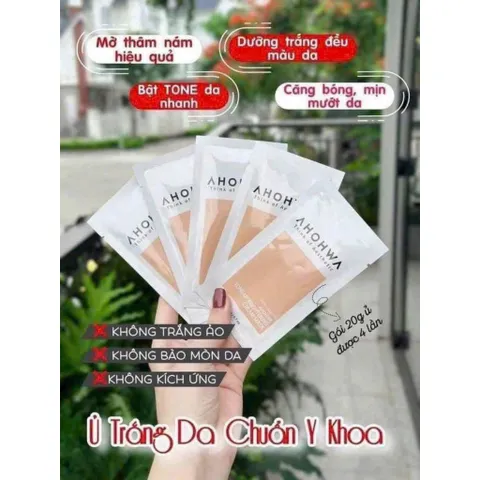Mặt nạ ủ trắng Ahohwa gói 20gam
