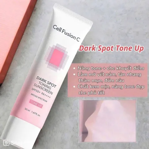 Kem Chống Nắng Cell Fusion C Dark Spot Toning Sunscreen SPF𝟓𝟎+ PA++++ ( 50ml )