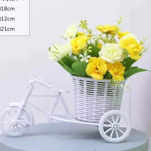 Xe đạp chở hoa siêu đẹp kích thước 18*12*21 cm trang trí,deco