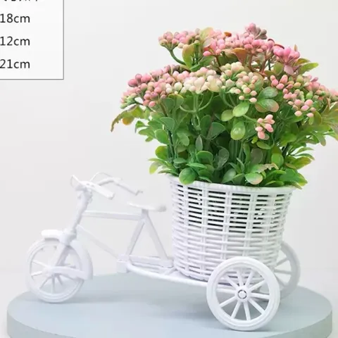 Xe đạp chở hoa siêu đẹp kích thước 18*12*21 cm trang trí,deco