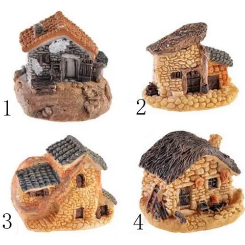 🏡 Mô Hình Nhà Cổ Mini Trang Trí Tiểu Cảnh – Nhà Làng Quê Mini kích thước 4.2*3,5cm