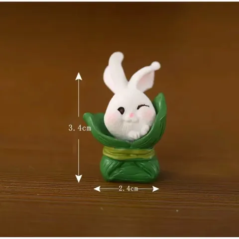 🐰 Set mô hình thỏ mini trang trí tiểu cảnh – Thỏ cà rốt siêu dễ thương