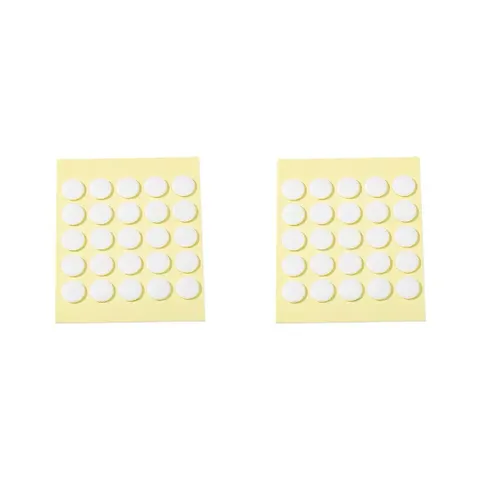Combo 2 Vỉ có 50 miếng keo dán 2 mặt siêu dính tiện dụng để cố định đồ trang trí,dán ảnh,phụ kiện deco…