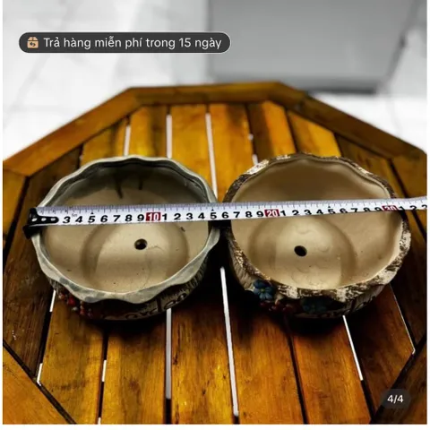 Chậu gốm trồng cây chất lượng cao đường kính 16 cm