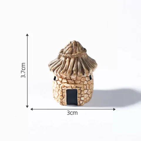 🏡 Mô Hình Nhà Cổ Mini Trang Trí Tiểu Cảnh – Nhà Làng Quê Mini kích thước 4.2*3,5cm