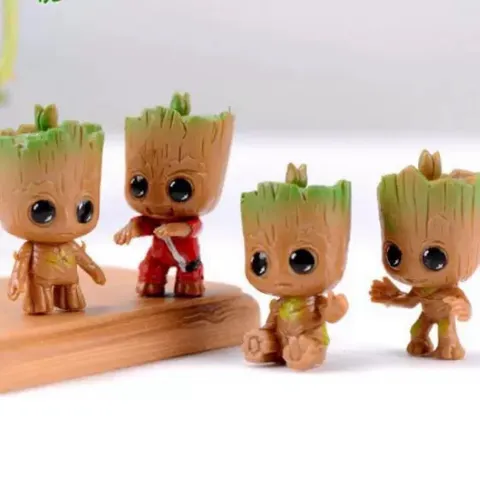 🌱 Mô Hình Mini Groot Siêu Dễ Thương – Decor Bàn Học, Kệ Sách,trang trí tiểu cảnh
