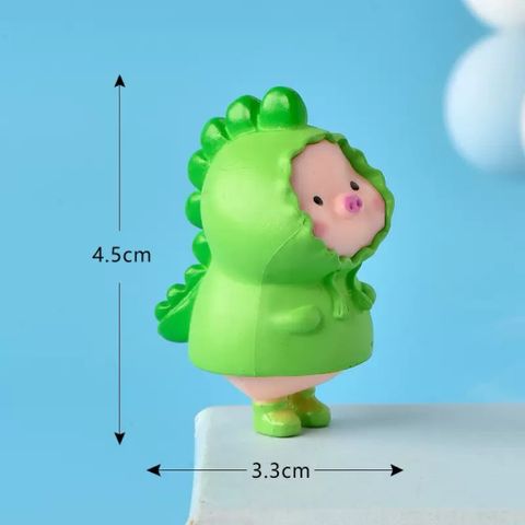 🐷 Set mô hình heo mini dễ thương trang trí tiểu cảnh kích thước 4,5*3,3cm