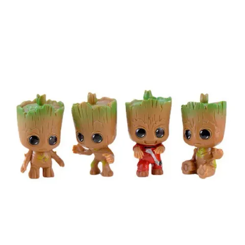 🌱 Mô Hình Mini Groot Siêu Dễ Thương – Decor Bàn Học, Kệ Sách,trang trí tiểu cảnh