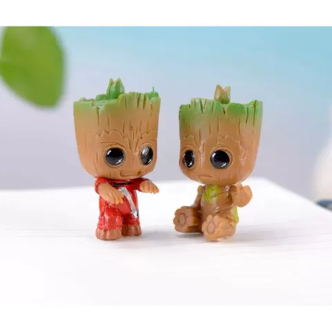 🌱 Mô Hình Mini Groot Siêu Dễ Thương – Decor Bàn Học, Kệ Sách,trang trí tiểu cảnh