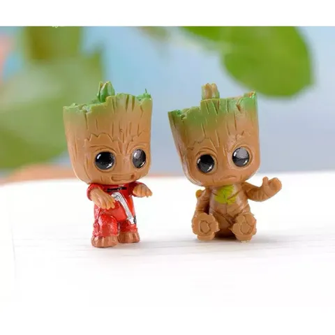 🌱 Mô Hình Mini Groot Siêu Dễ Thương – Decor Bàn Học, Kệ Sách,trang trí tiểu cảnh