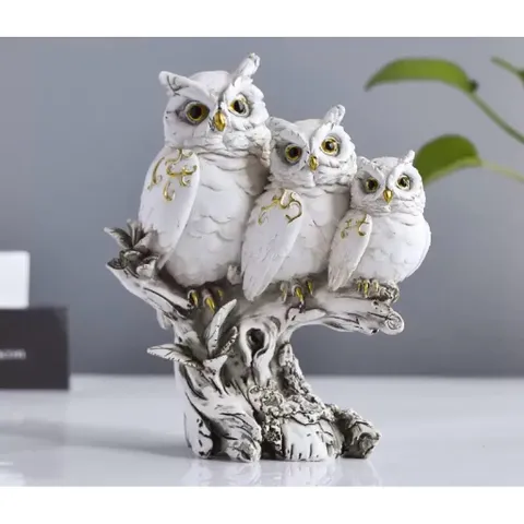MÔ HÌNH 3 CÚ MÈO TRANG TRÍ BẰNG NHỰA – DECOR TIỂU CẢNH SANG TRỌNG 🦉kích thước 15*12*8cm