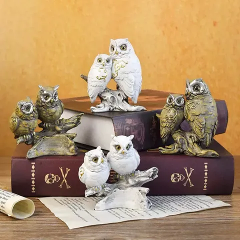 MÔ HÌNH 3 CÚ MÈO TRANG TRÍ BẰNG NHỰA – DECOR TIỂU CẢNH SANG TRỌNG 🦉kích thước 15*12*8cm