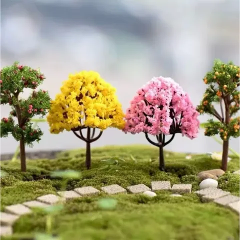 Cây mini trang trí tiểu cảnh nhiều mẫu kích thước khoảng 6,5*5cm,5.9*5cm