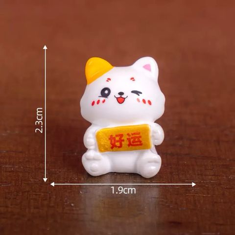 Mèo may mắn mini siêu dễ thương kích thước 1.7 *2.4 cm