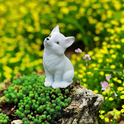 🦊 Mô hình cáo mini trang trí – dễ thương, tinh tế cho không gian sống kích thước 11.5*8cm